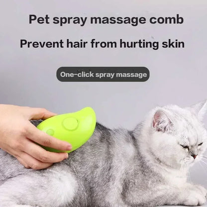 3-in-1 Electric Spray Cat Hair Brush